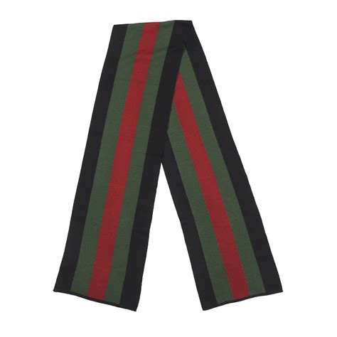 gucci silk gold scarf red green|Gucci scarf unisex.